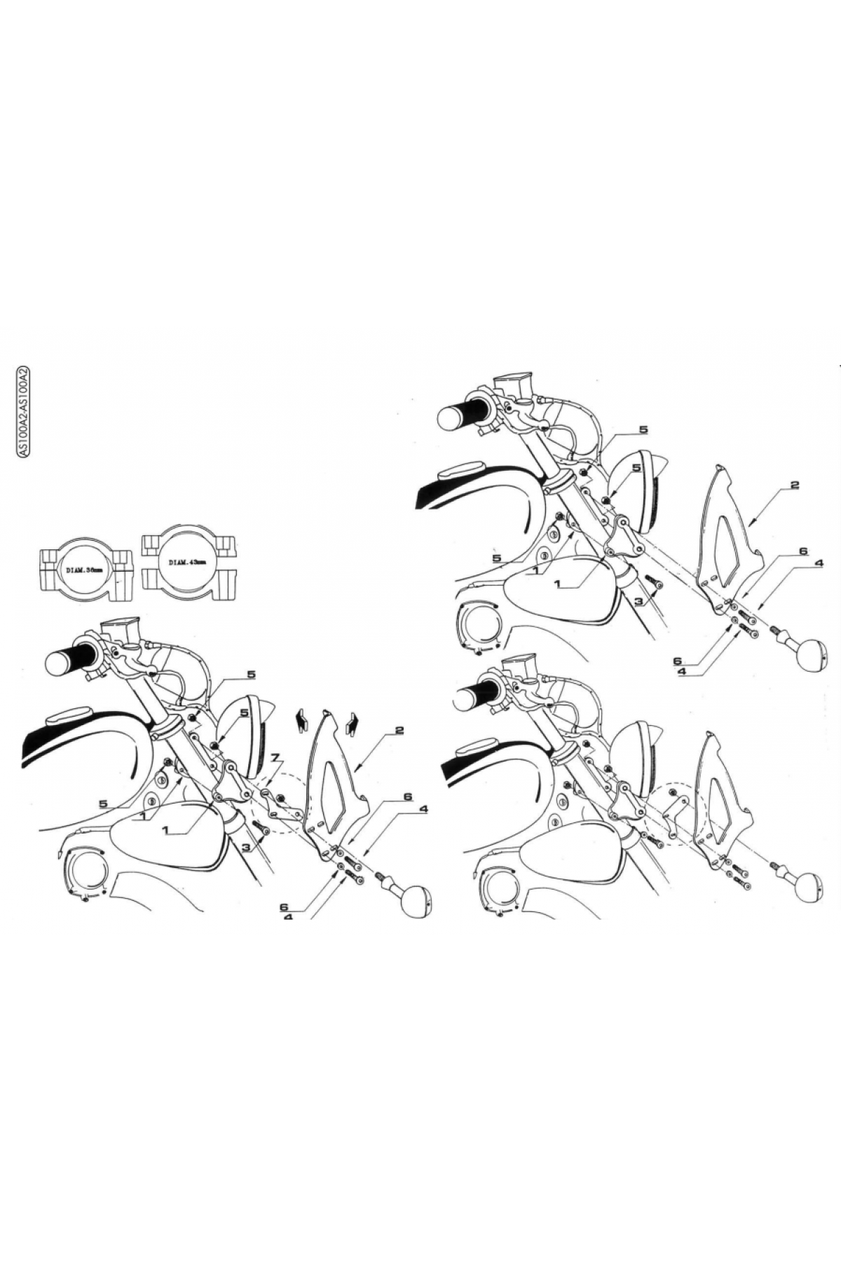 KAPPA AS100A2K UNIVERSAL RÜZGAR SİPERLİK BAĞLANTISI