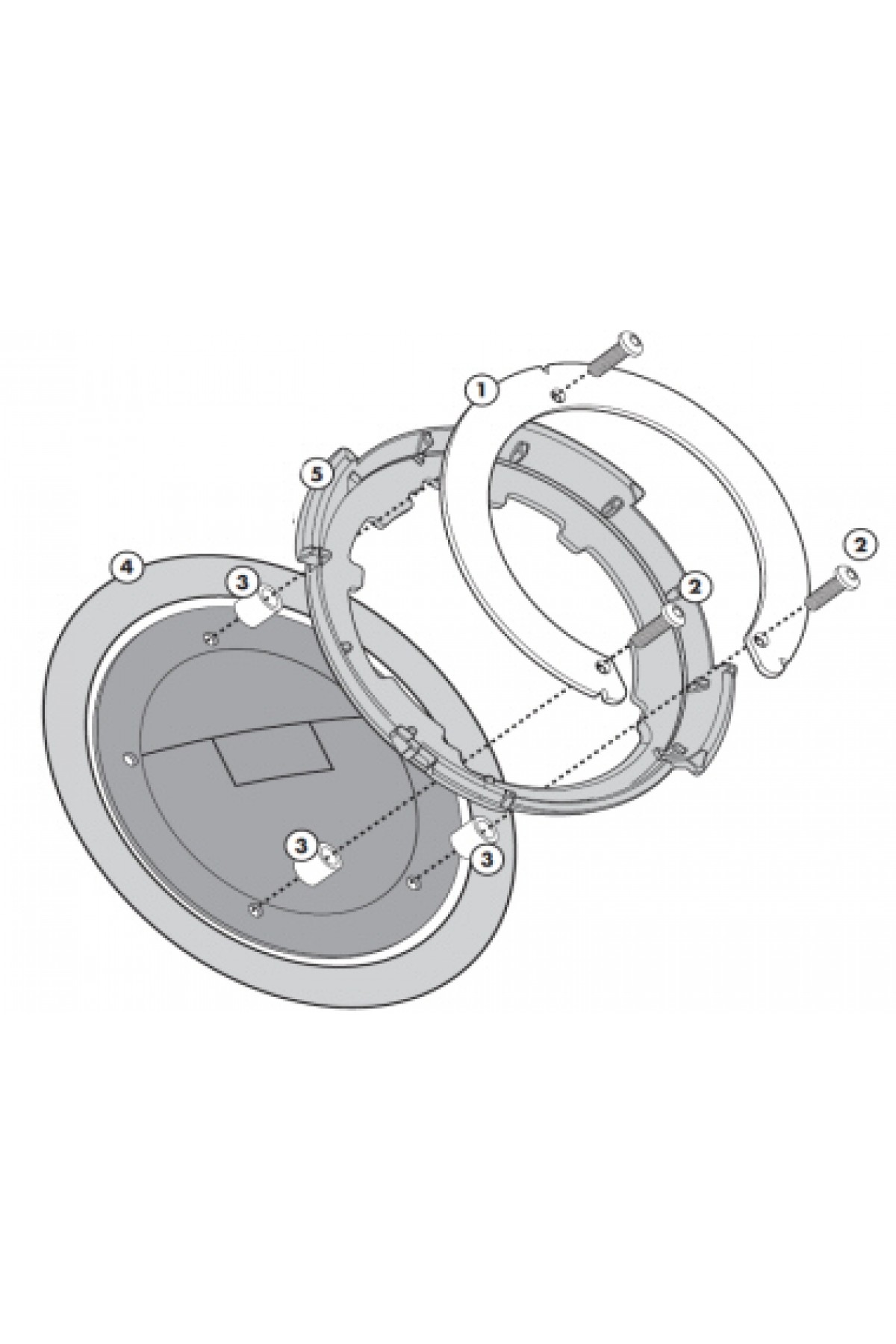 GIVI BF08 DEPOÜSTÜ ÇANTA APARATI (DUCATI)