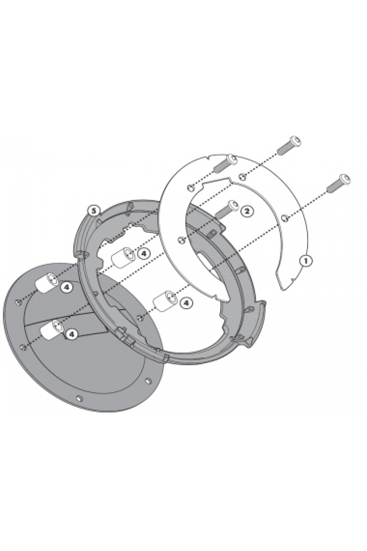 GIVI BF12 DEPOÜSTÜ ÇANTA APARATI (KTM)