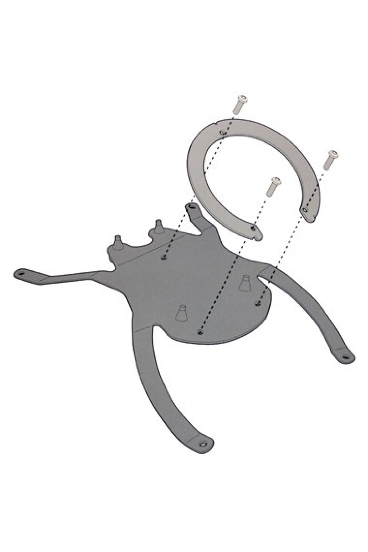 GIVI BF19 DEPOÜSTÜ ÇANTA APARATI (BMW)