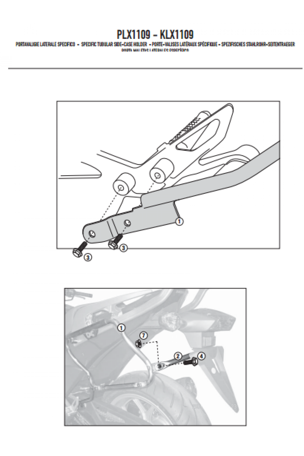 GIVI PLX1109 HONDA INTEGRA 700 (12-13) YAN ÇANTA TAŞIYICI