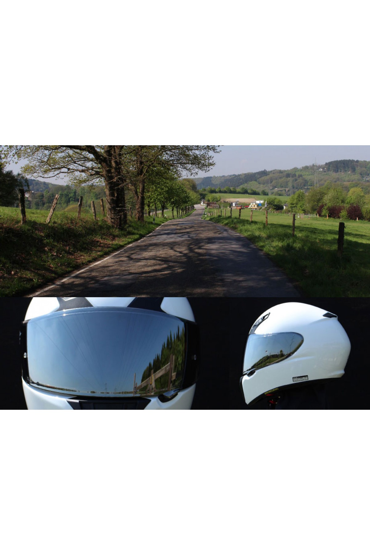 SHOEI CW-1PN KASK CAMI SPECTRA GRİ (X-SPIRIT II-XR-1100-QWEST)