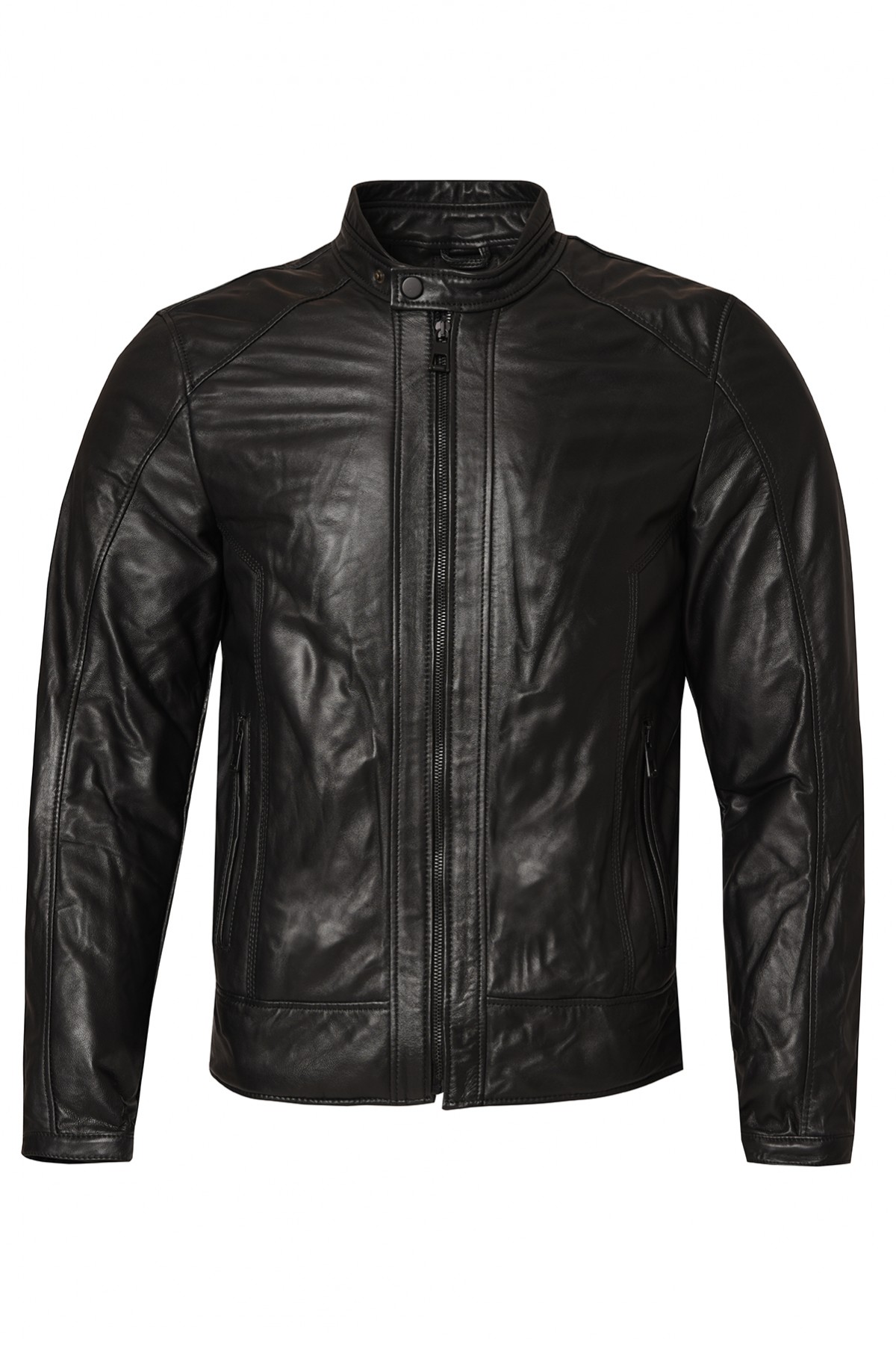 VEXO MOTO DERİ MONT SİYAH