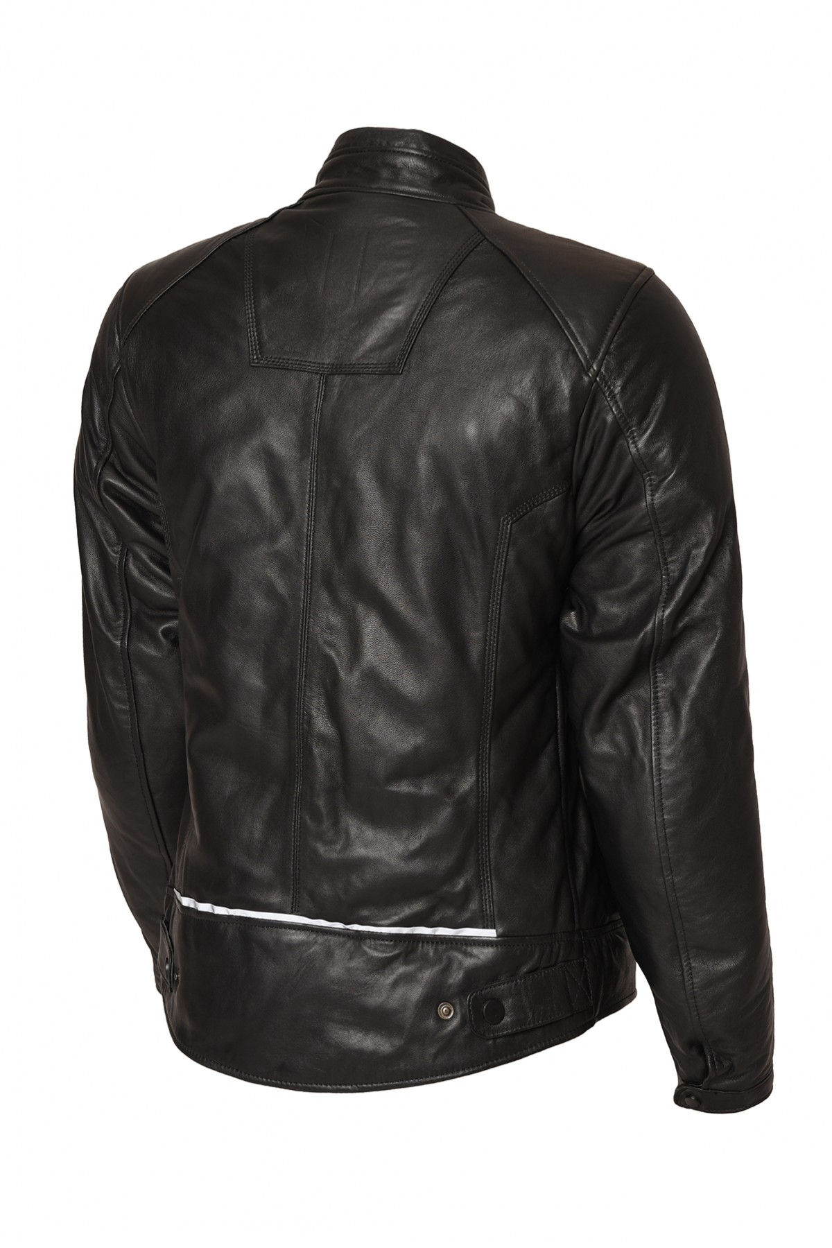 VEXO MOTO DERİ KADIN MONT SİYAH