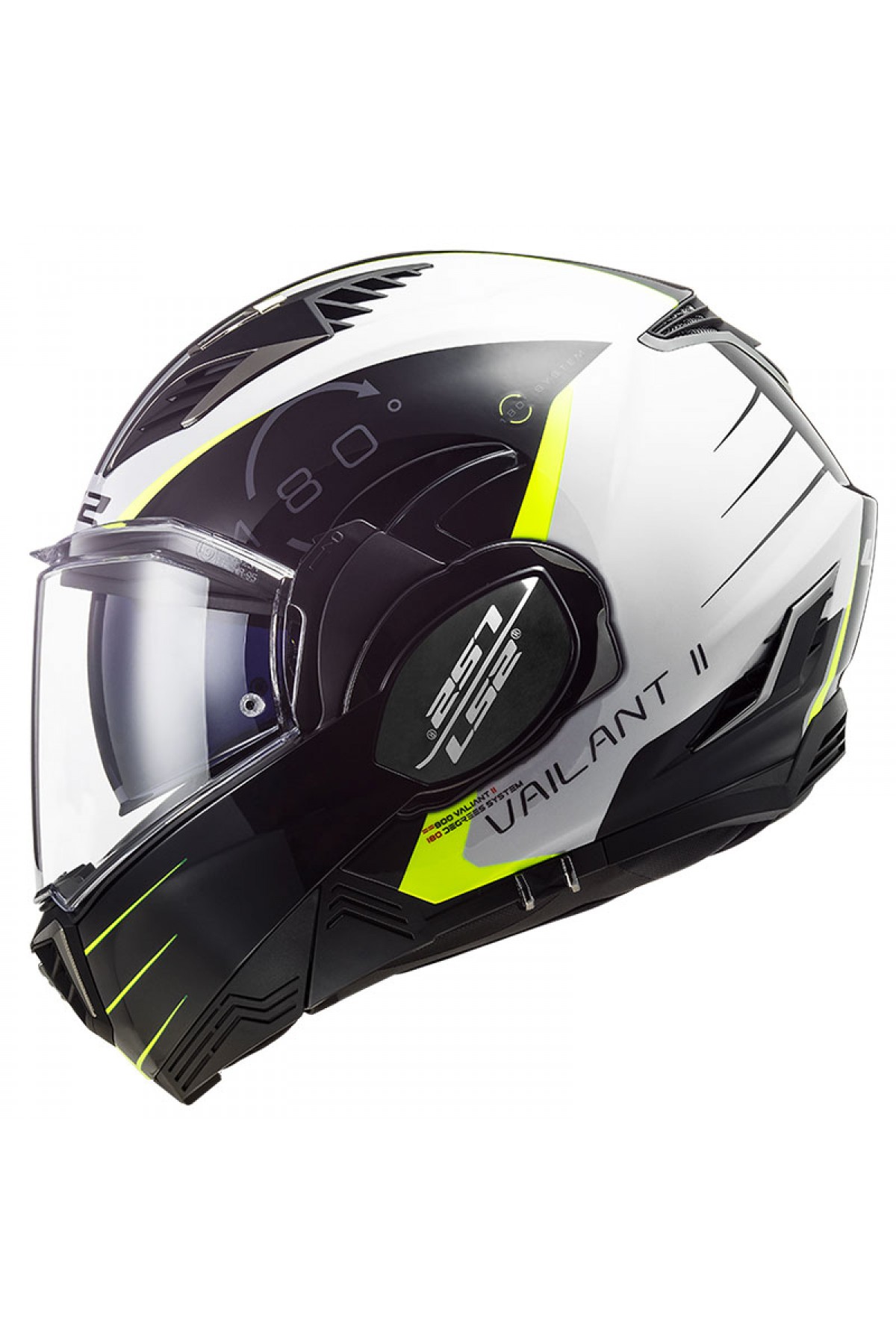 LS2 VALIANT 2 CODEX BEYAZ-SİYAH KASK