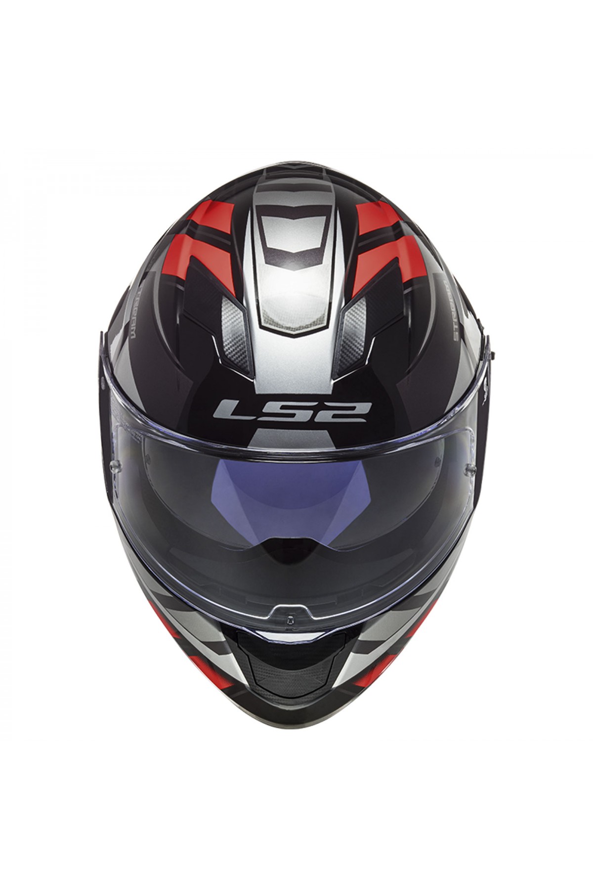 LS2 STREAM EVO LOOP SİYAH-KIRMIZI KASK